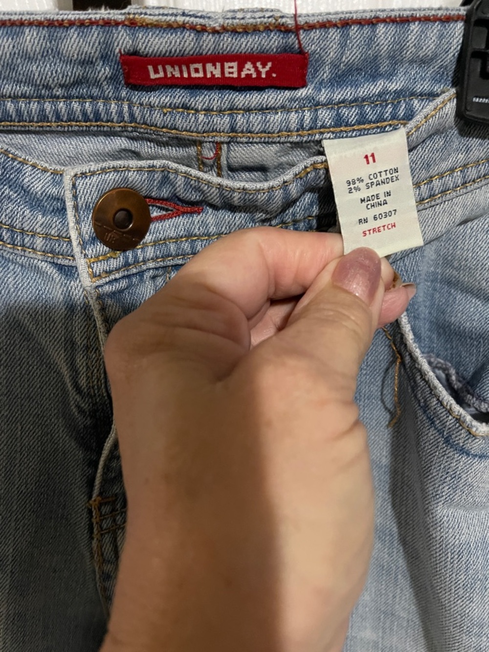 UNIONBAY Light Blue Relaxed Fit Denim Jeans